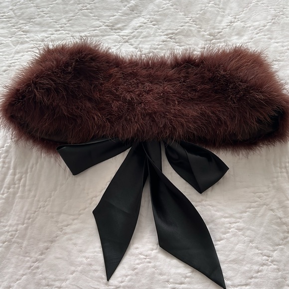 Lapis turkey feather wrap - Picture 6 of 6